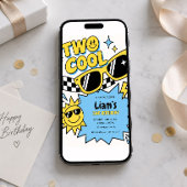 Invitation pour les 2 ans Two Cool