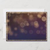 Invitation pour les 30 ans avec paillettes pour un (Dos)