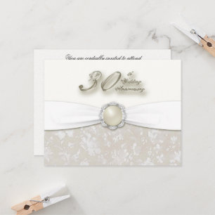Invitation pour les 30 ans de mariage