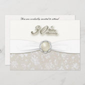 Invitation pour les 30 ans de mariage (Devant / Derrière)