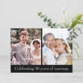 Invitation pour les 30 ans de mariage (Debout devant)