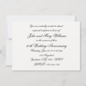 Invitation pour les 30 ans de mariage (Dos)