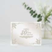 Invitation pour les 30 ans de mariage (Debout devant)
