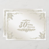 Invitation pour les 30 ans de mariage (Devant / Derrière)