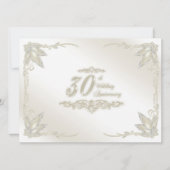 Invitation pour les 30 ans de mariage (Devant)
