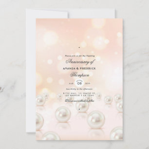Invitation pour les 30 ans de mariage de noces de