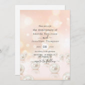 Invitation pour les 30 ans de mariage de noces de (Devant / Derrière)