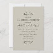 Invitation pour les 30 ans de mariage de noces de (Devant)