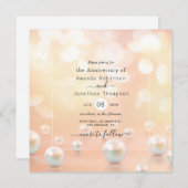 Invitation pour les 30 ans de mariage de noces de (Devant / Derrière)