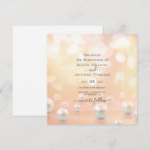 Invitation pour les 30 ans de mariage de perle (Devant / Derrière)