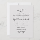 Invitation pour les 30 ans de mariage de perle (Devant)