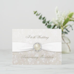 Invitation pour les 30 ans de mariage en damas