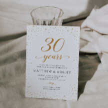 Invitation pour les 30 ans de mariage - GAC24b