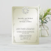 Invitation pour les 30 ans de mariage, Noces d'Or  (Debout devant)