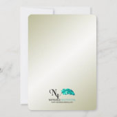 Invitation pour les 30 ans de mariage, Noces d'Or  (Dos)