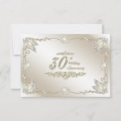Invitation pour les 30 ans de mariage, RSVP (Devant)