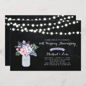 Invitation pour les 30 ans de mariage sur tableau  (Devant / Derrière)