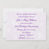 Invitation pour les 33 ans de mariage en Damas (Dos)