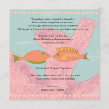 Invitation pour les 35 ans de mariage de Corail &