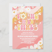 Invitation pour les 3 ans de Groovy Daisy (Devant)