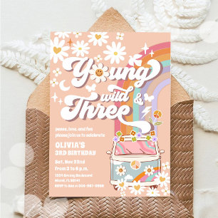 Invitation pour les 3 ans de Retro Hippie