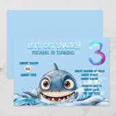 Invitation pour les 3 ans de Shark | Devenons Shar (Devant / Derrière)