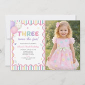 Invitation pour les 3 ans de Three Times The Fun G (Devant)