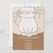 Invitation pour les 3 ans Dirty 3rd-Y Third Birthd (Devant)