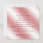 Invitation pour les 40 ans d'anniversaire de maria (Dos)