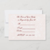 Invitation pour les 40 ans de mariage de mariage e (Dos)