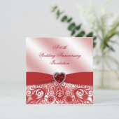 Invitation pour les 40 ans de mariage de rubis (Debout devant)