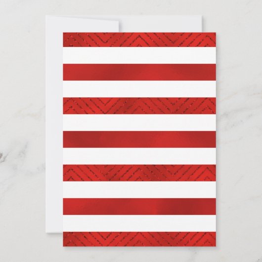 Invitation pour les 40 ans de mariage, Faux Glitte (Dos)