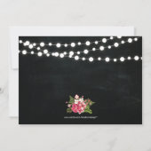 Invitation pour les 40 ans de mariage sur tableau  (Dos)