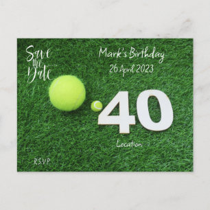 Invitation pour les 40 ans de Tennis "Sauver la da