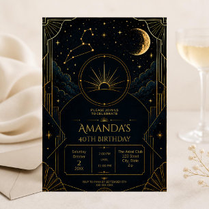 Invitation pour les 40 ans du Lion Zodiaque Art