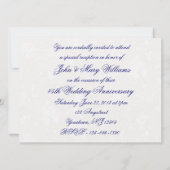 Invitation pour les 45 ans de mariage - Damask (Dos)