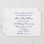 Invitation pour les 45 ans de mariage - Damask (Dos)