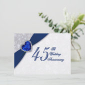 Invitation pour les 45 ans de mariage de Damask (Debout devant)