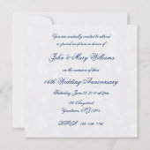 Invitation pour les 45 ans de mariage en Damassé d (Dos)