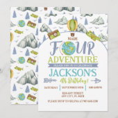 Invitation pour les 4 ans de Made Four Adventure (Devant / Derrière)