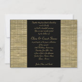 Invitation pour les 50 ans d'anniversaire avec enc (Dos)