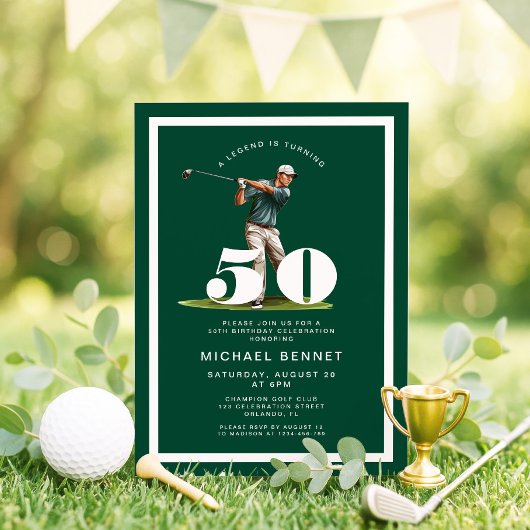 Invitation pour les 50 ans de Green Golf