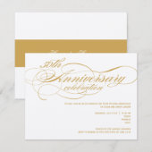 Invitation pour les 50 ans de mariage (Devant / Derrière)