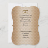 Invitation pour les 50 ans de mariage (Dos)