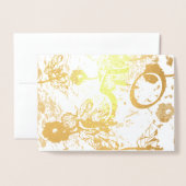 Invitation pour les 50 ans de mariage (Devant avec enveloppe)