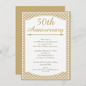 Invitation pour les 50 ans de mariage (Devant / Derrière)