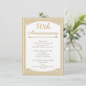 Invitation pour les 50 ans de mariage (Debout devant)