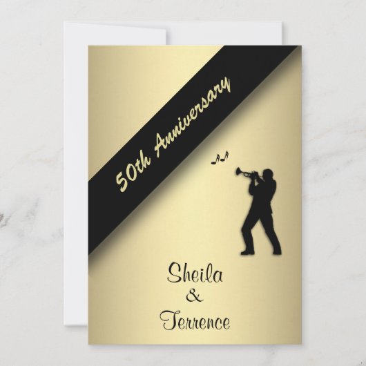 Invitation pour les 50 ans de mariage (Devant)