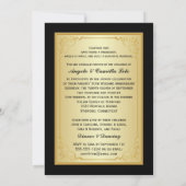 Invitation pour les 50 ans de mariage (Dos)