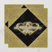 Invitation pour les 50 ans de mariage (Devant / Derrière)